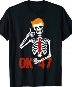 TRUMP WILL BE BACK, 45 47, FUNNY HALLOWEEN PRO TRUMP T-Shirt