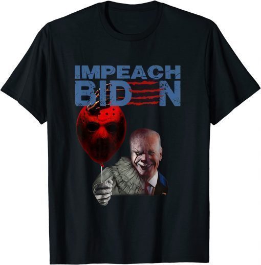 Impeach Biden, Anti Impeach Joe Biden Halloween Tee T-Shirt