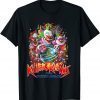 Scary Killer klowns from outer space alien Clown Halloween T-Shirt