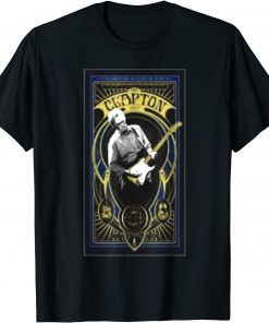 Vintage Erics Art Claptons Quotes Music Legend Live Forever T-Shirt