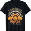 Rainbow I Teach The Cutest Pumpkins In The Patch Fall Season T-Shirt