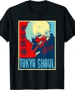 Graphic Kanekis Ghoul Tokyo Anime Retro Art Manga Series T-Shirt