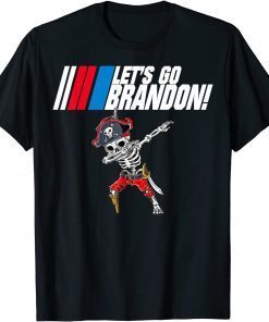 2021 Halloween dabbing skeleton, Let’s Go Brandon Anti Biden T-Shirt