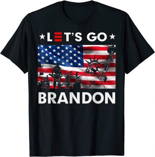 Official Statue of Liberty Let's Go Brandon T-Shirt
