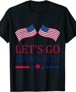 T-Shirt Anti Biden Let’s Go Brandon Conservative US Flag