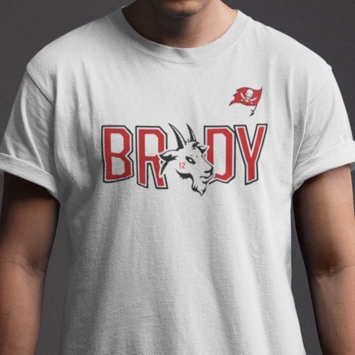 2021 Half Patriots Half Buccaneers Brady TB12 Tee Shirt
