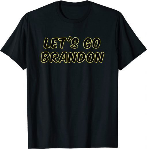 Classic Let's Go Brandon Conservative Anti Liberal US Flag T-Shirt