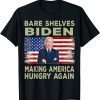 T-Shirt Bare Shelves Biden Funny Meme 2021 Biden