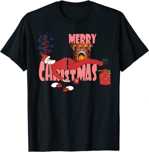 2021 This Is My Christmas Pajama ,Santa Claus Is Sleeping T-Shirt