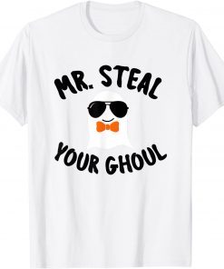 Classic Mr. Steal Your Ghoul Ghost Costume Boys Halloween T-Shirt