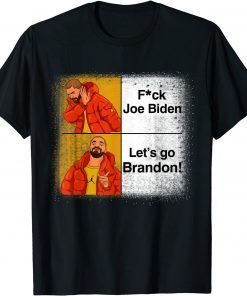 T-Shirt Let's Go Brandon Tee Conservative Anti Liberal US Flag