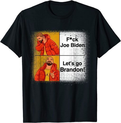 T-Shirt Let's Go Brandon Tee Conservative Anti Liberal US Flag