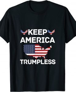 Keep America Trumpless american flag T-Shirt