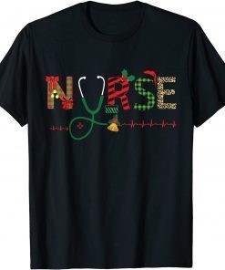 Nurse Chrsitmas 2021 Nurse Costume Christmas Nurse Matching T-Shirt