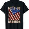 2021 Fuck Biden Let's Go Brandon Tee Conservative Anti Liberal US Flag T-Shirt