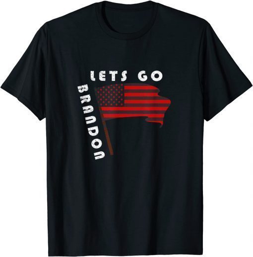 Classic Let's Go Brandon American USA Flag FGB Impeach Biden Chant T-Shirt