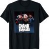 Crank Yankers Elmer, Gladys, and Bobby with Stacked Logo T-Shirt