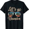 Classic Lets Go Brandon 8646 Retro American Flag Impeach Biden T-Shirt