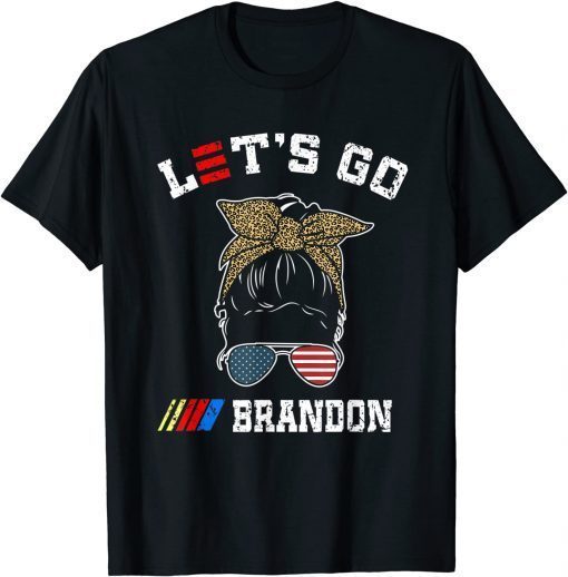 Funny FJB Let’s Go Brandon Conservative US Flag Gift T-Shirt