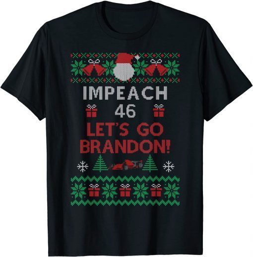 Official Let's Go Brandon tshirt Anti Biden Ugly Christmas Sweater T-Shirt