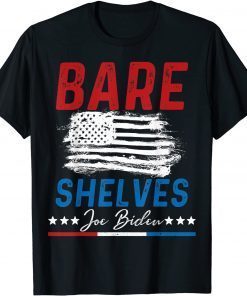 T-Shirt Bare Shelves Biden Funny Christmas Meme