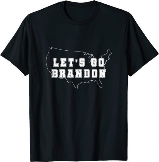 T-Shirt FJB Chant Let's Go Brandon USA Conservative Fuck Biden