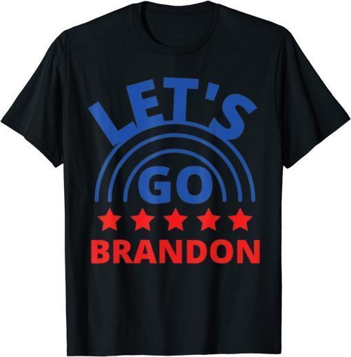2021 Let's Go Brandon American Flag Impeach Biden Funny Men Women T-Shirt