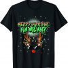 Cool Reindeer Graffiti "Merry Christmas Na Mean" Sunglasses Tee Shirts