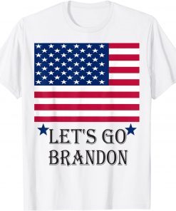 Classic Let's Go Brandon Tee Conservative Anti Liberal US Flag Shirts