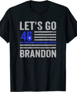 Official Let's Go Brandon Tee Conservative Anti Liberal US Flag T-Shirt