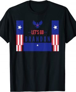 Official Let's Go Brandon Tee US Flag Retro Vintage T-Shirt