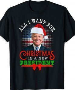 Classic Trump Christmas Anti Biden 2020 Voter Men Women Meme T-Shirt