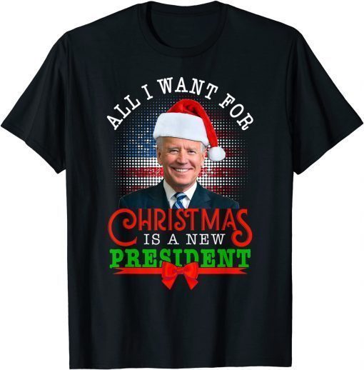 Classic Trump Christmas Anti Biden 2020 Voter Men Women Meme T-Shirt