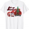 2021 Let's Go Brandon Gnome Vintage CHRISTMAS Truck Anti Biden Unisex T-Shirt