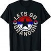 FJB Let's Go Brandon Conservative Anti Liberal US Flag T-Shirt