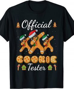 Funny Cookie Tester Baking Christmas Gingerbread Team Pjs T-Shirt