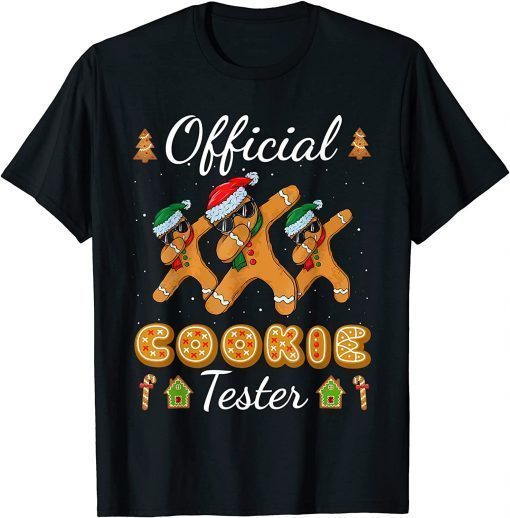 Funny Cookie Tester Baking Christmas Gingerbread Team Pjs T-Shirt