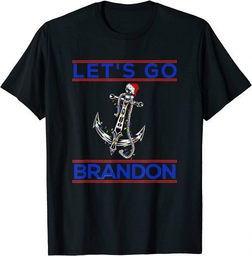 T-Shirt Ugly Christmas Sweater Fun Anti-Biden Let's Go Brandon