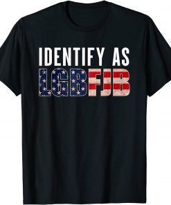 2021 Mens Proud Member Of LGBFJB Community US FLAG Republicans Funny T-Shirt