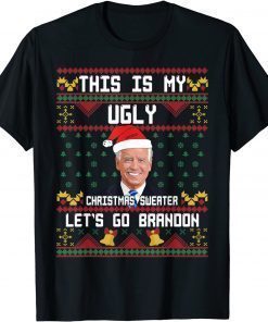2021 Biden Let's Go Brandon Ugly Christmas Funny Tee Shirts