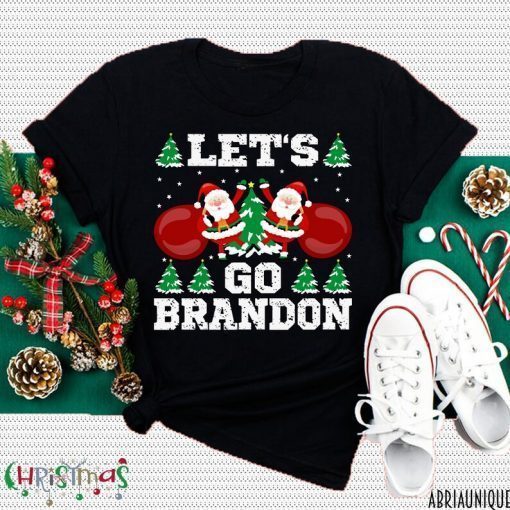 Official Let's Go Brandon Santa, lets go brandon christmas Gift Tee Shirts