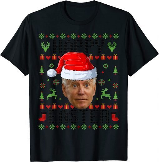 2022 Anti Biden Matching Family Christmas Pajamas Gift T-Shirt