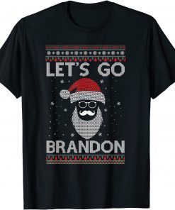 Classic Let's Go Brandon Joe Biden Funny Humor Christmas Shirt T-Shirt