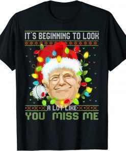 T-Shirt Let's Go Brandon Trump Ugly Christmas Trump 2024