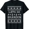 Funny Lets Go Brandon Ugly Christmas Sweater T-Shirt
