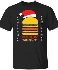 Tee Shirt Samuel Jackson happy holidays with cheese