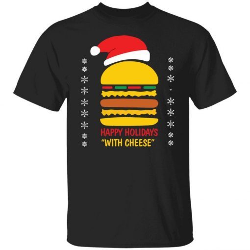 Tee Shirt Samuel Jackson happy holidays with cheese