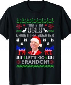 Official Conservative Let’s Go Brandon Xmas This Is My Ugly Sweater TShirt