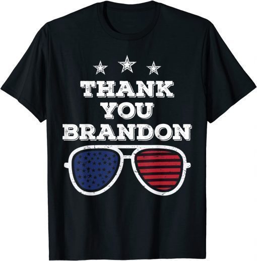 2021 Thank you Brandon Political Republican T-Shirt