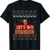 2021 Christmas Ugly Sweater Let's Go Brandon Anti Joe Biden Unisex T-Shirt